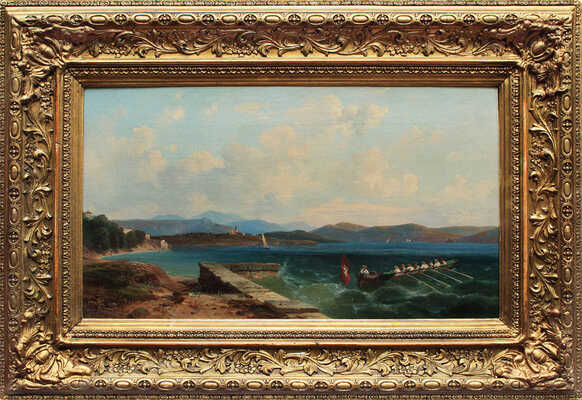 Фидлер Бернхард. Вид на морской залив 